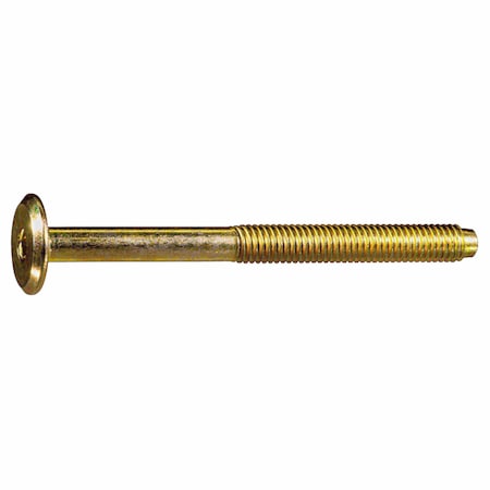 Midwest Fastener Binding Screw, 1.00mm (Coarse), Steel, Yellow Zinc, 5 PK 933631